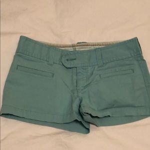 Turquoise shorts